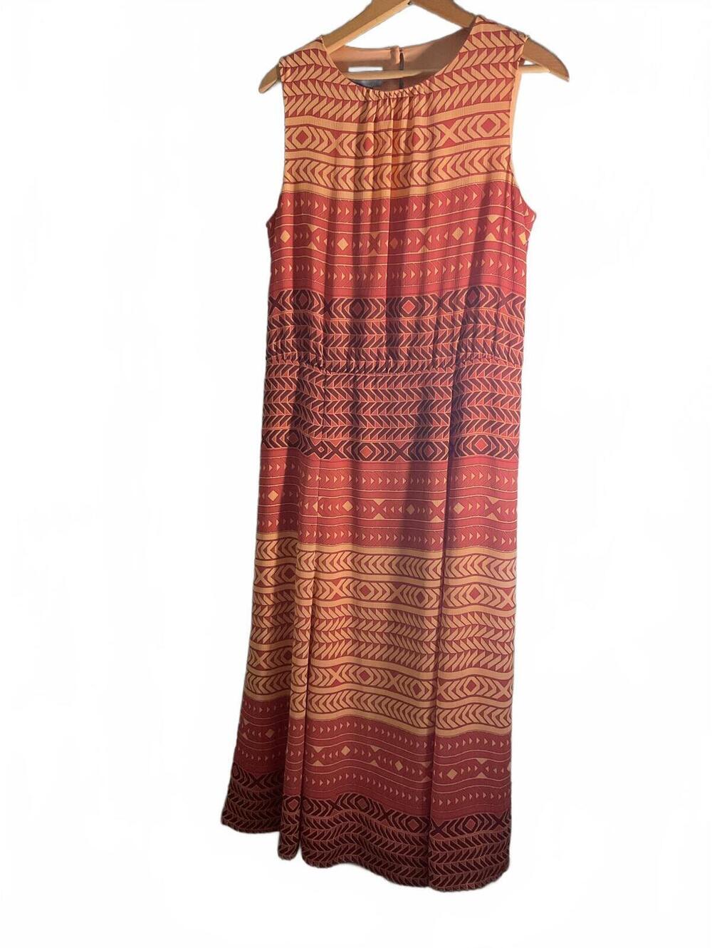 Pendleton Sleeveless Mid-Length Dress with Aztec Pattern Size 8